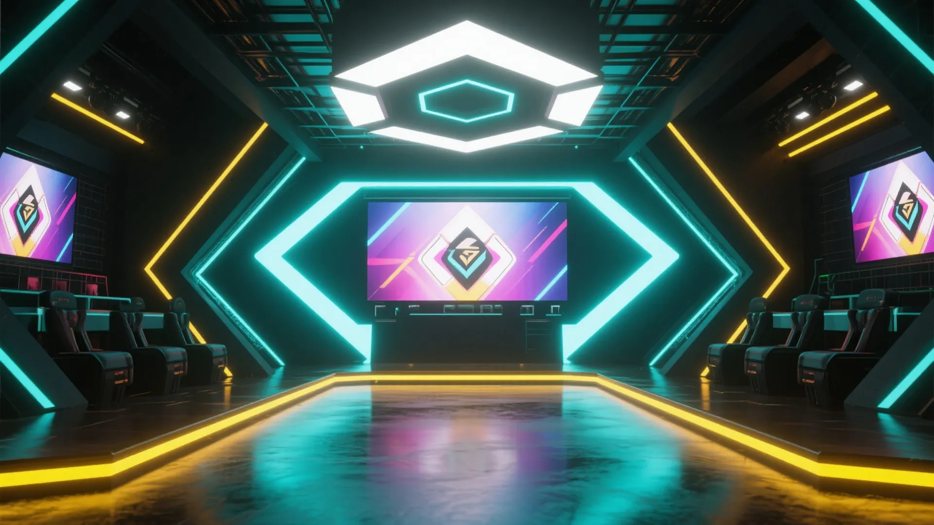 英雄联盟电竞赛事现场