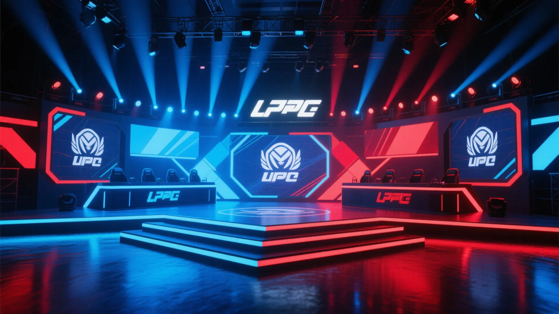 英雄联盟电竞赛事现场